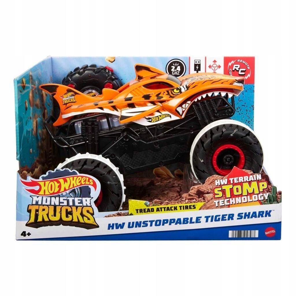 Hot Wheels Monster Track Tiger Shark Hgv87 Rc