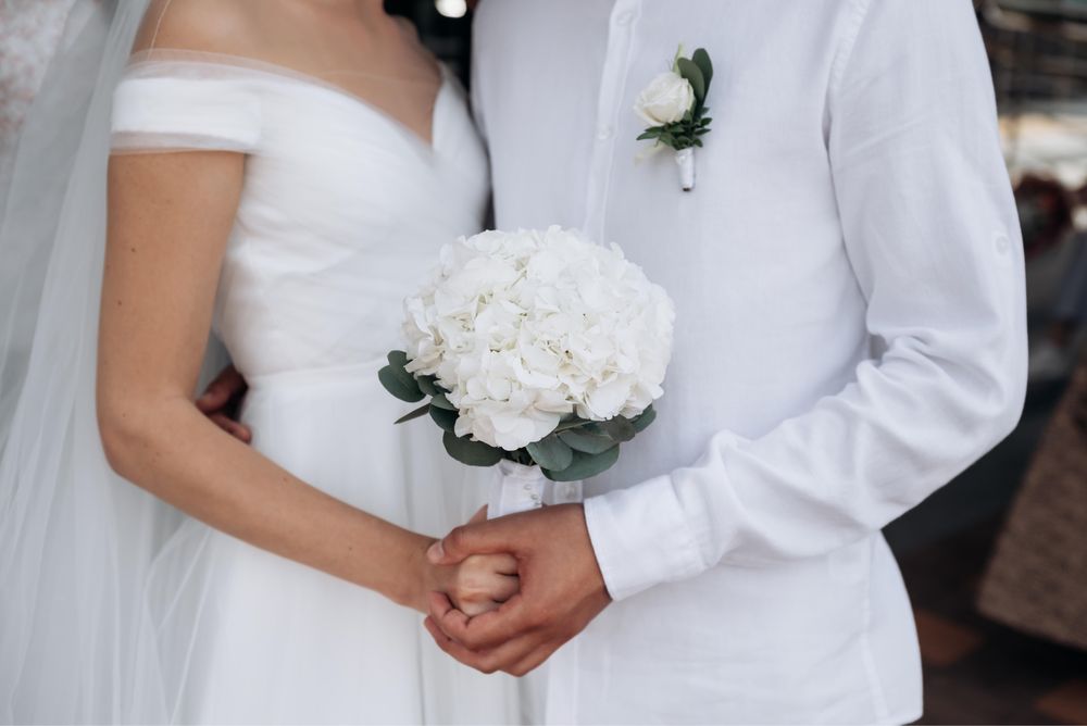 Свадебное платья мини, коротка весільна сукня