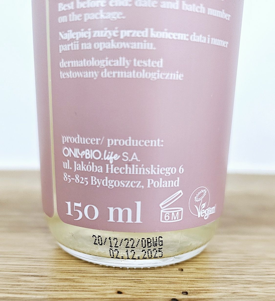Only bio - Balansujący tonik do twarzy JOY