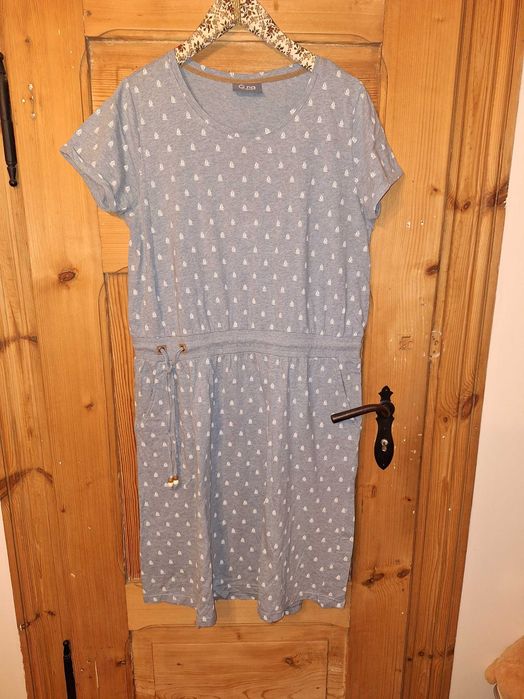 Sukienka tunika szara bawełna roz 46/48