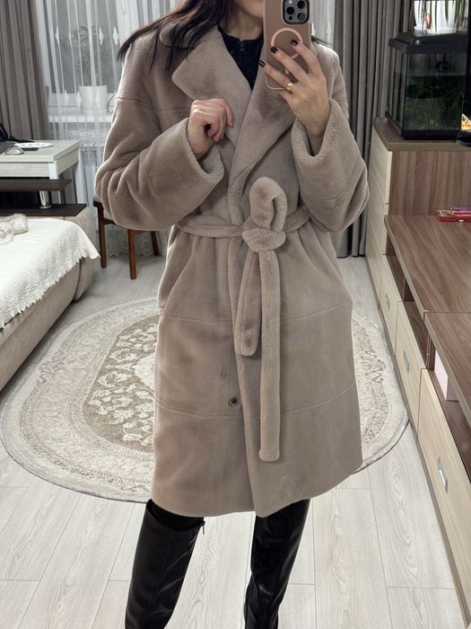 Жіноче хутряне пальто-плюш (TEDDY)