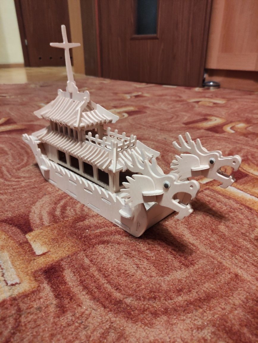 Model drewniany łódź chińska