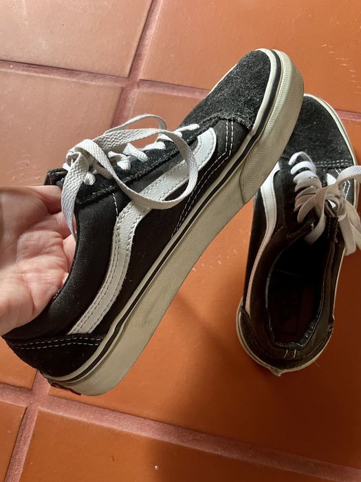 Vans Skate Old School - Branco e Preto