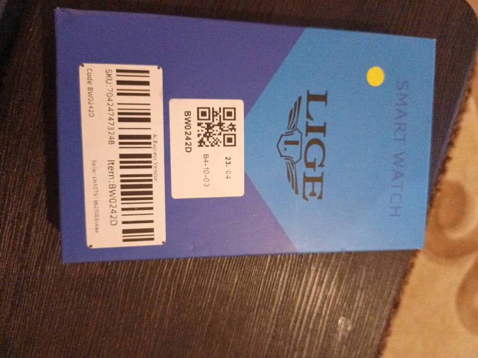 Смарт-годинник Lige Y13 BW0242 наручний Gold