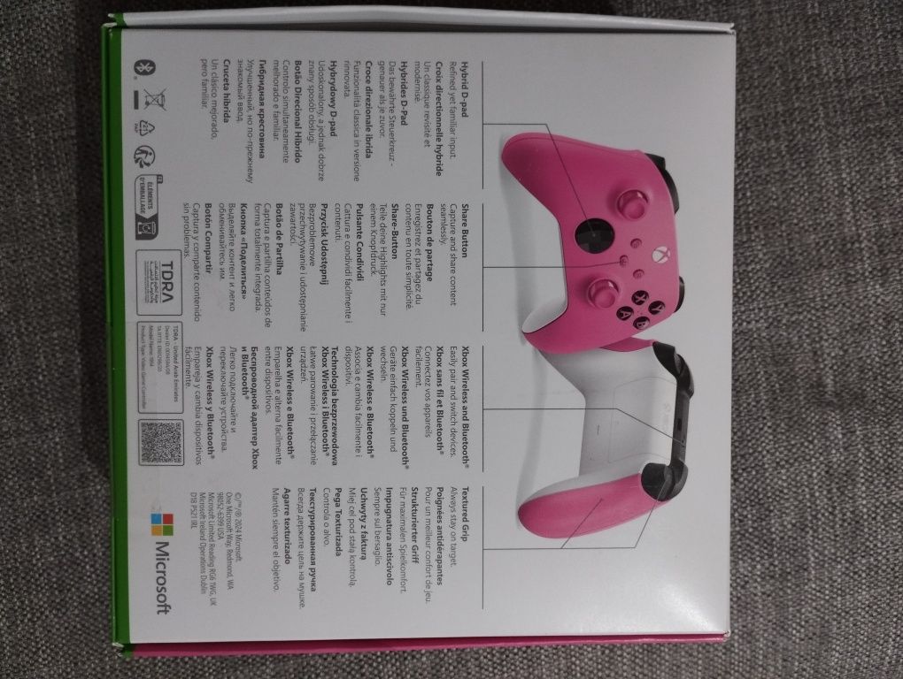 Беспроводной геймпад Microsoft Xbox Wireless Controller Deep Pink