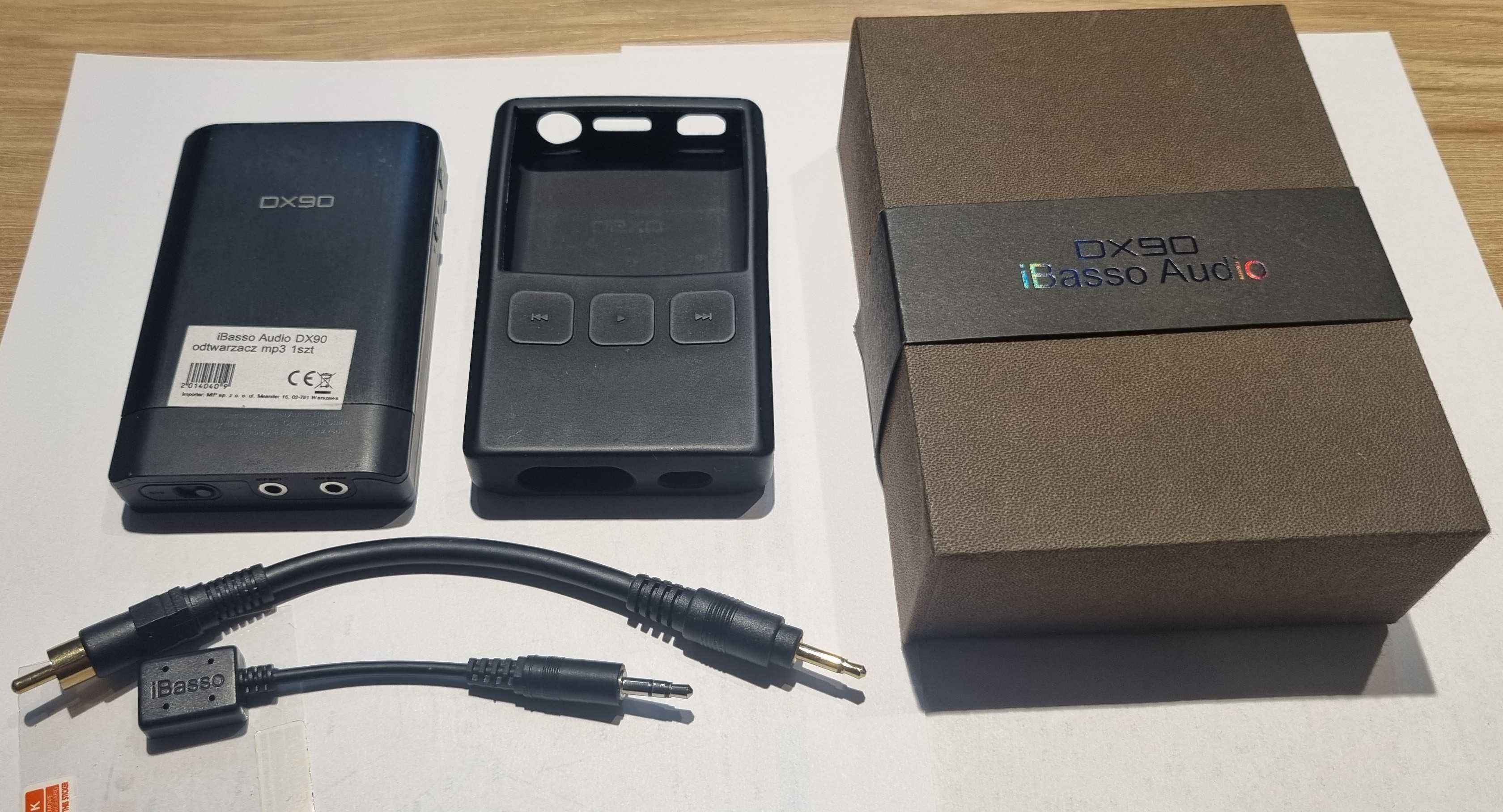 Odtwarzacz iBasso DX90 - zestaw