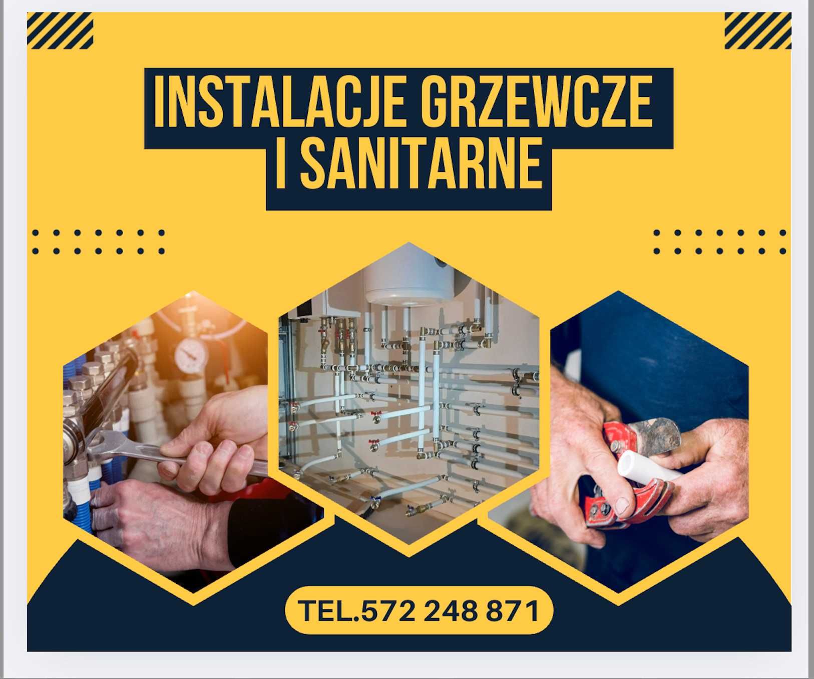 Istalacje grzewcze sanitarne hydrauliczne hydraulik technika grzewcza