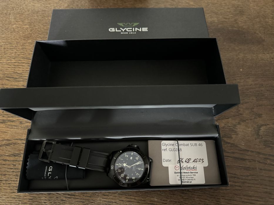 Duży zegarek Glycine Combat SUB 46 GL0288 Jak nowy