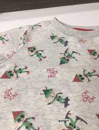 Bluza Świąteczna elf mikołaj sesja szara wigilia mikołajki 86
