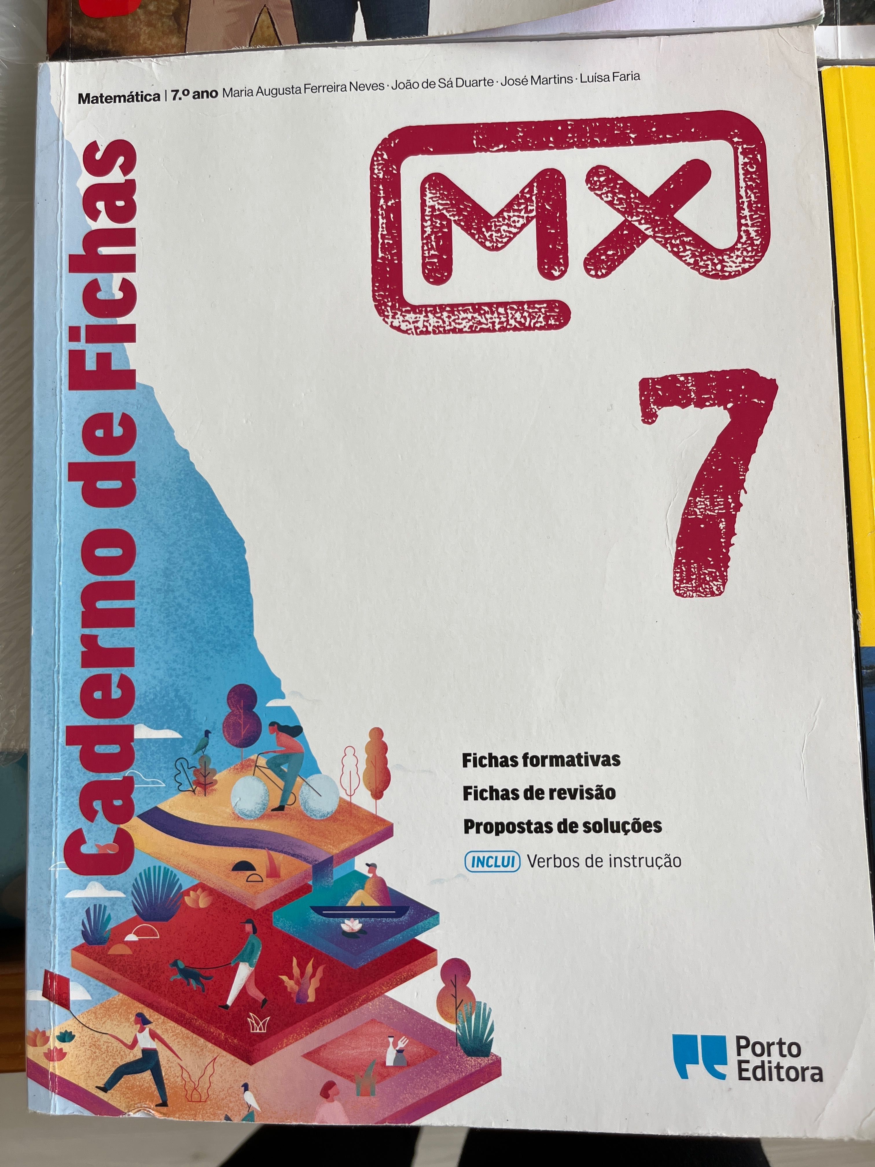 Livros escolares 7 ano