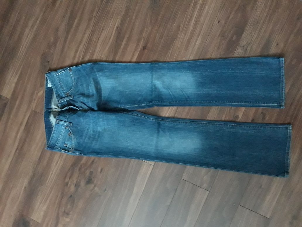 Jeansy LEE CORAL W26 L33 XS ciemnoniebieskie bootcut r.26/33 dżinsowe