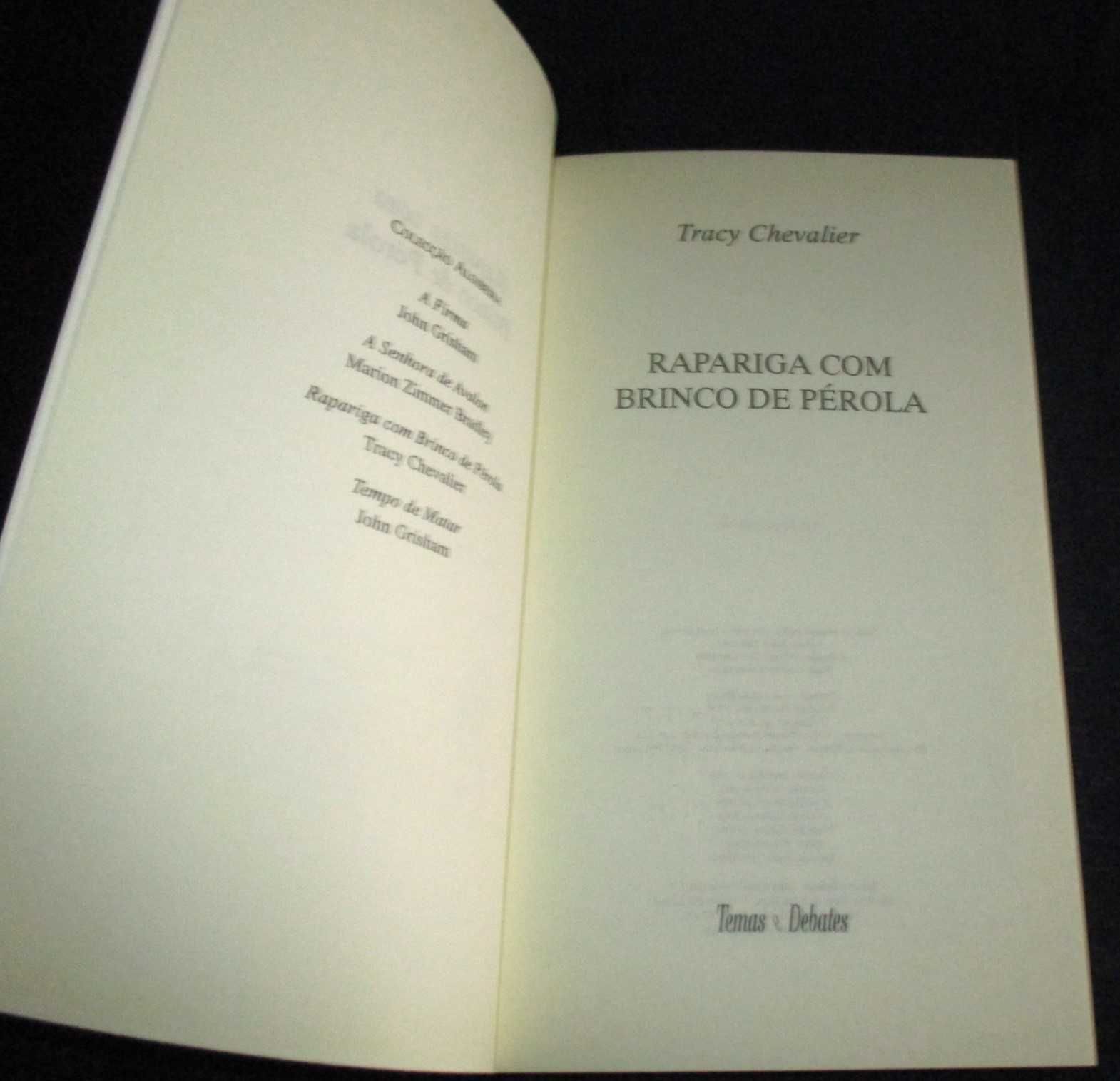 Livro Rapariga com brinco de pérola Tracy Chevalier