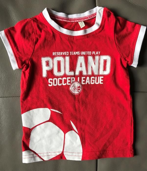 koszulka młodego kibica 9-12mies 80cm