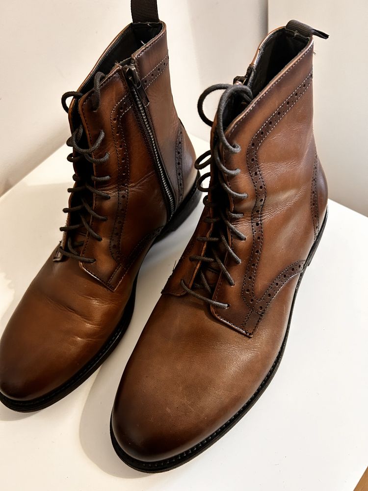 Buty skórzane Zara 44 rozmiar