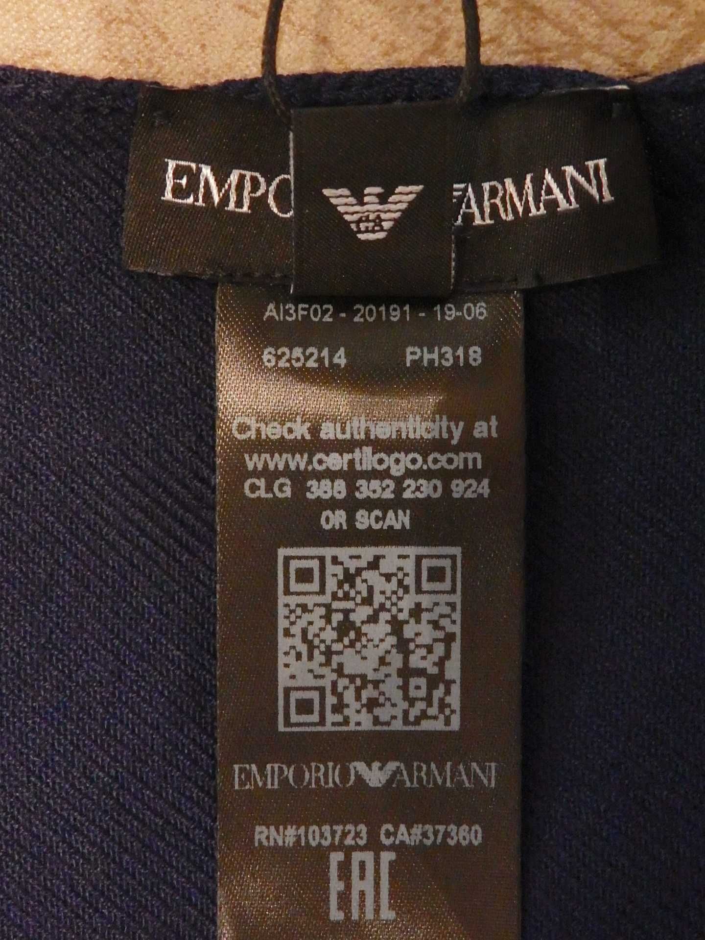 Emporio Armani шарф купить made in Italy original шаль Италия оригинал