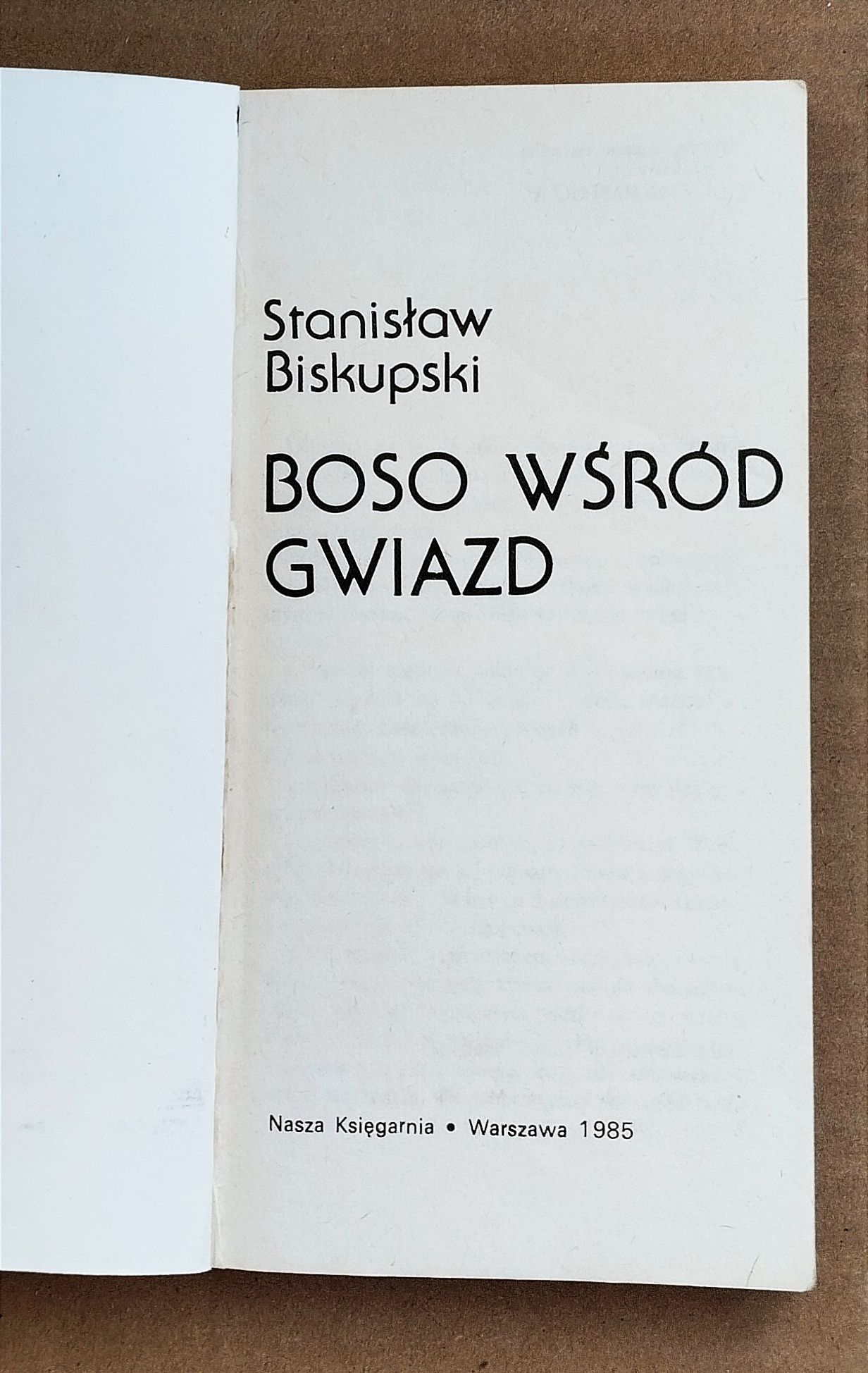 Boso wśród gwiazd Stanisław Biskupski