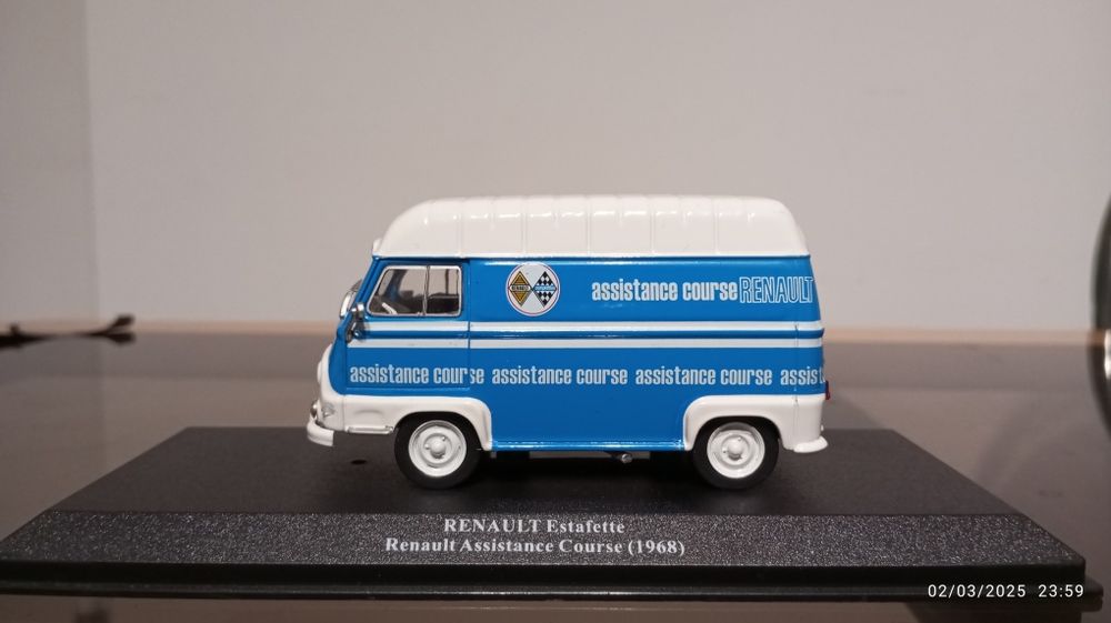 Renault estafette 1968 carrinho de colecionador