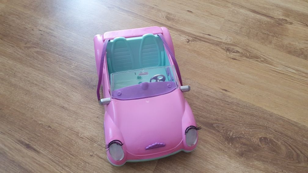 Samochód dla lalek Barbie + 2 lalki, stan bdb