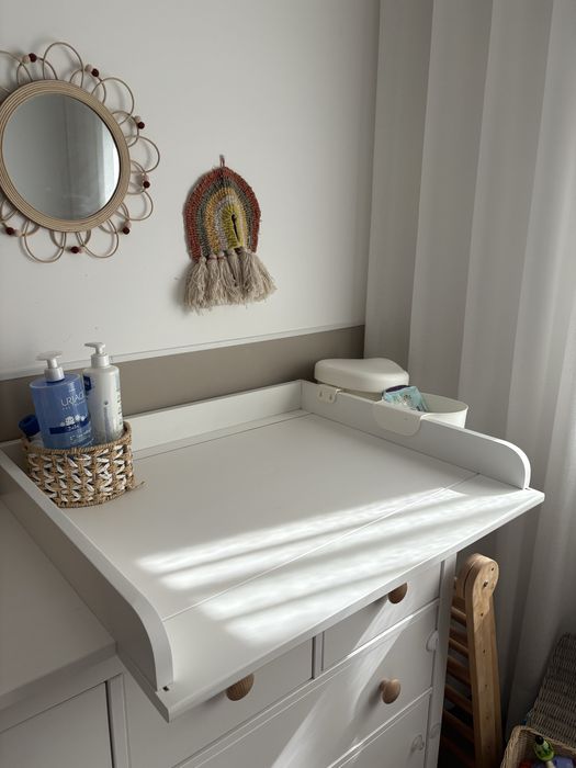 Mudafraldas adaptável a várias comodas + colchão