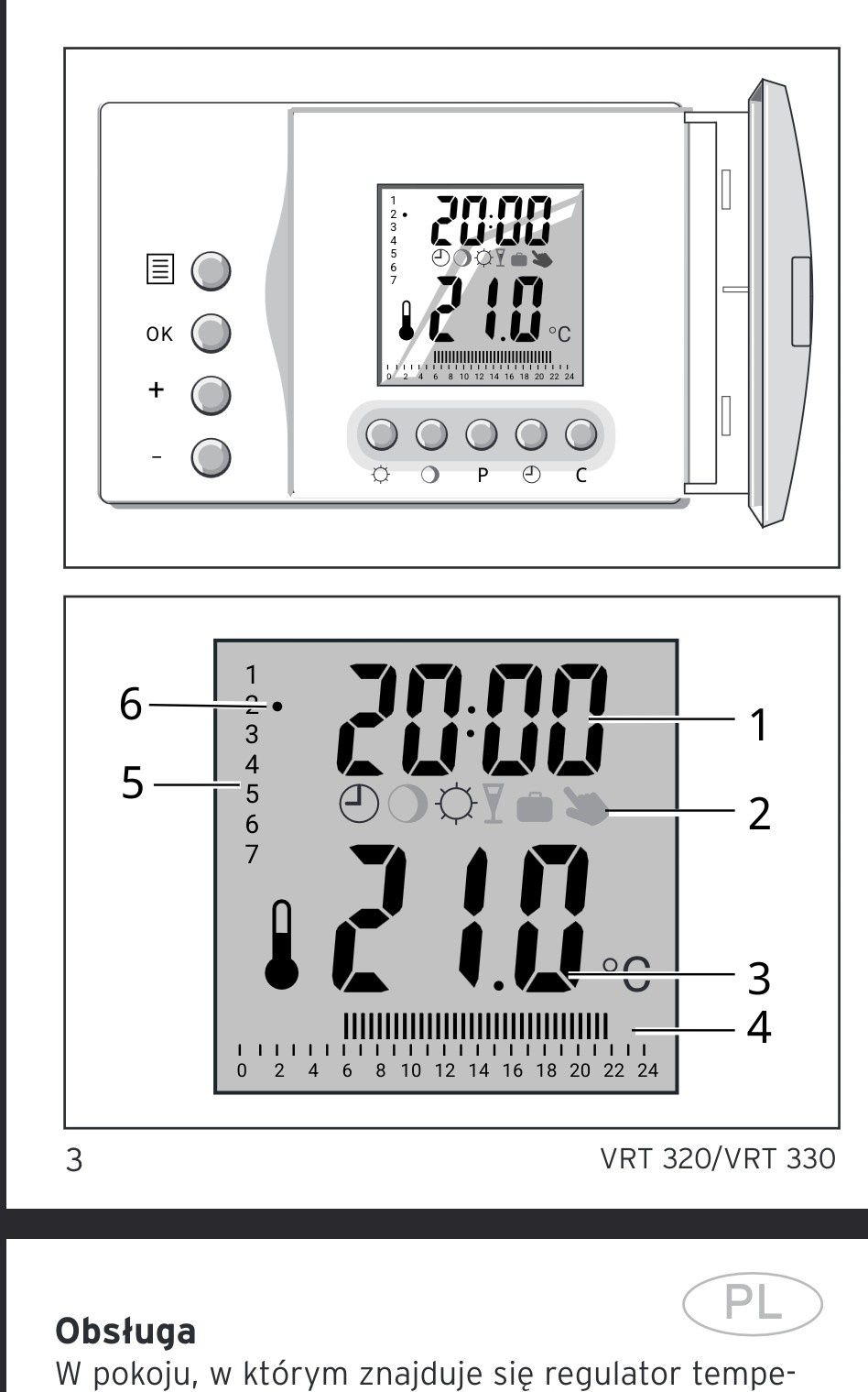 Vaillant VRT 330 REGULATOR sterownik pokojowy