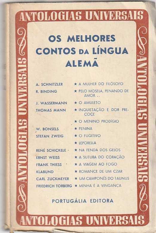 Os melhores contos da língua alemã -1ª Série-AA.VV.-Portugália