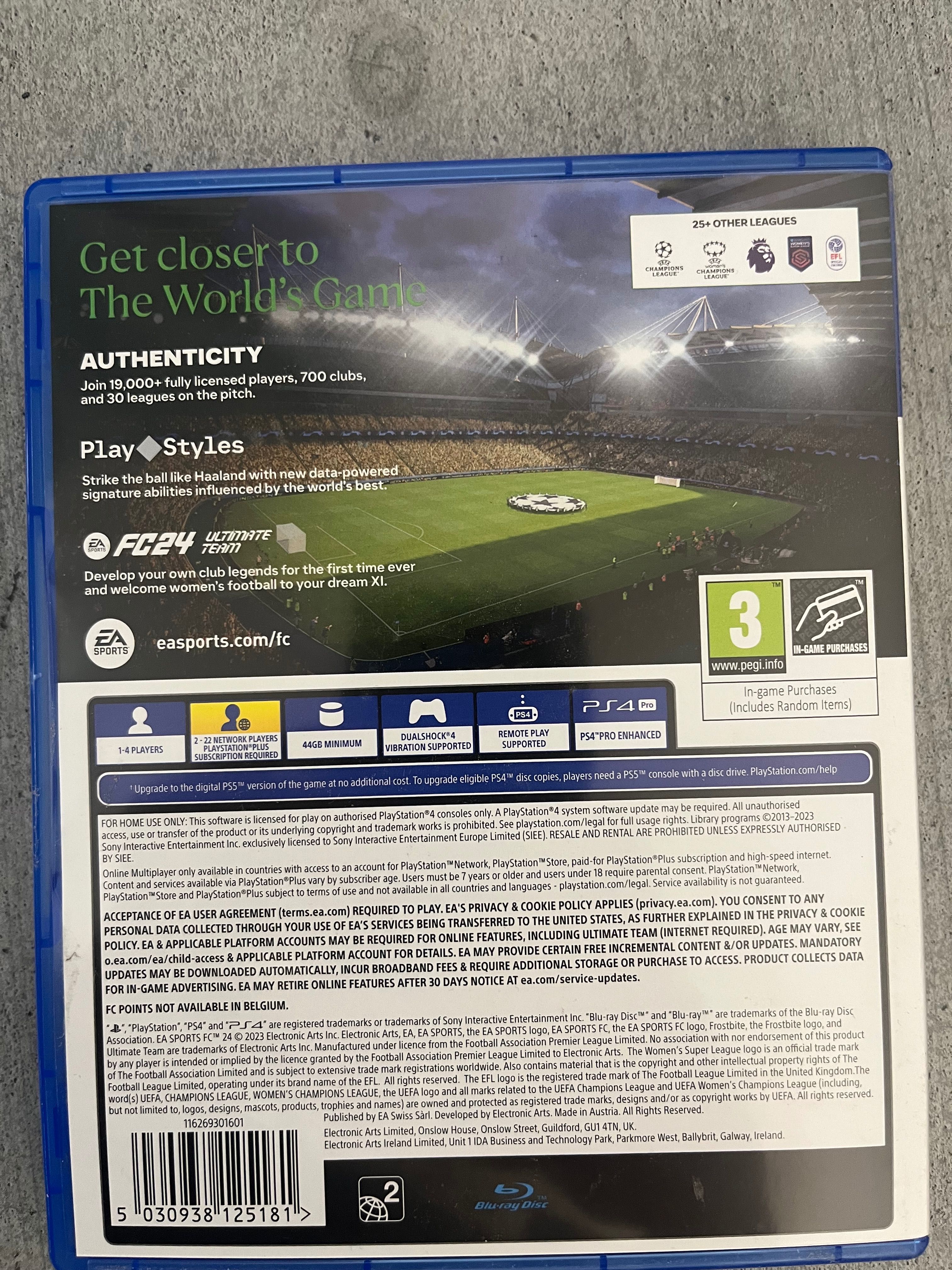 FIFA 24 на PS4 майже нова