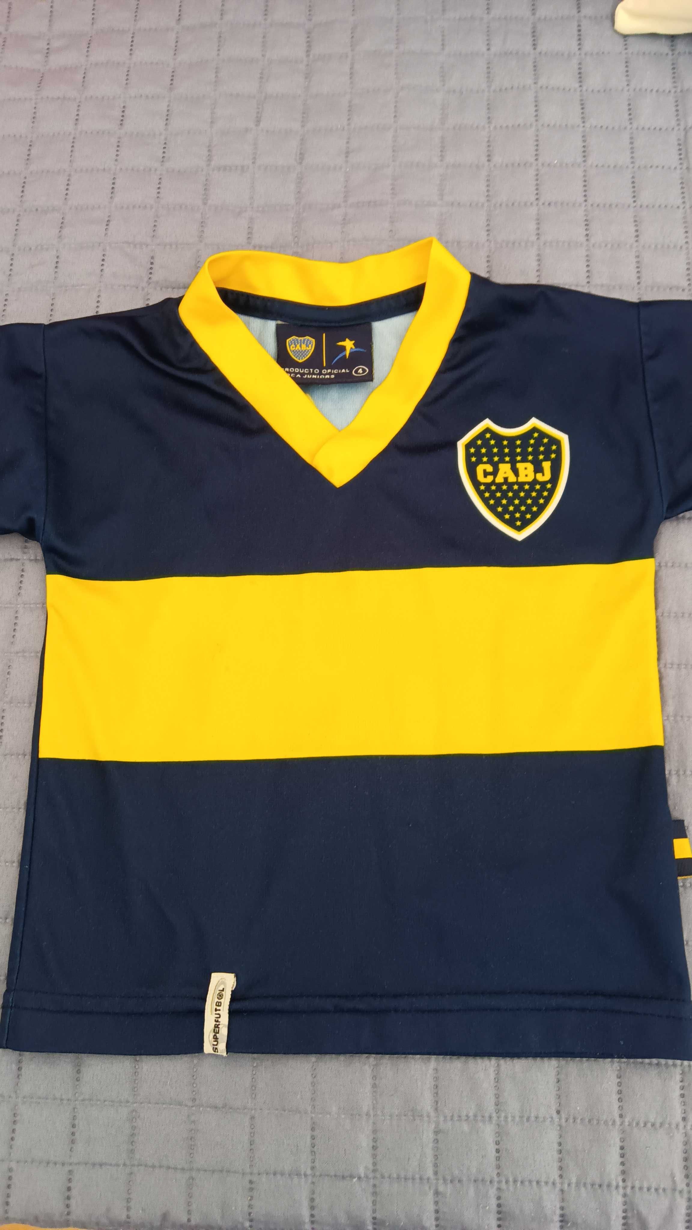 T-shirt boca junior  criança