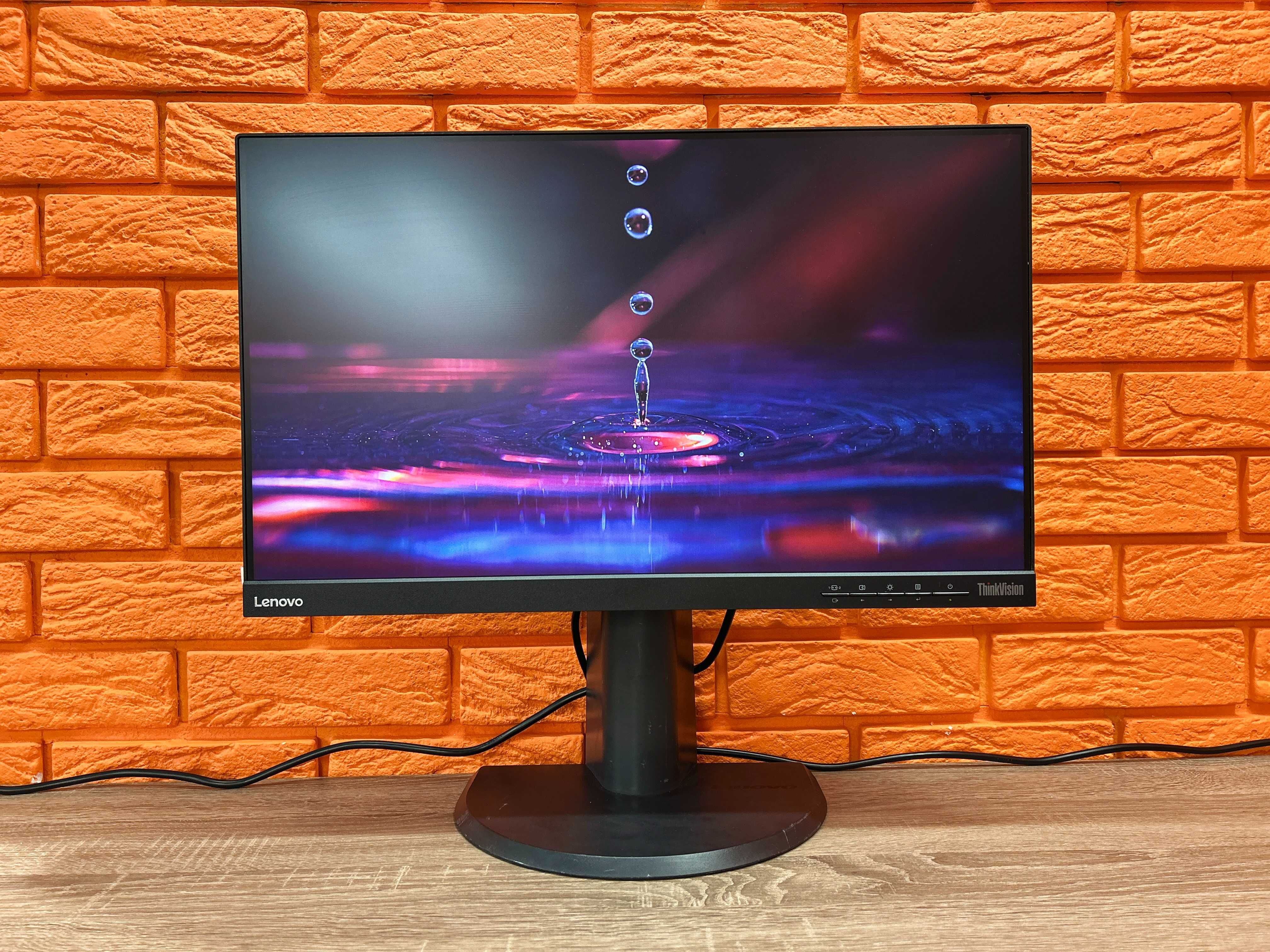 Монітор 23" Lenovo T23i-10/ 1920х1080 IPS/ 8 bit, матовий/DP, HDMI,VGA