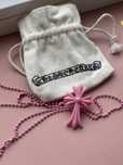 Крестик розовый Chrome Hearts