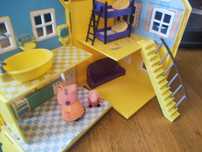 Casa bonecas equipada Peppa Pig personagens mobília (Porquinha Peppa)