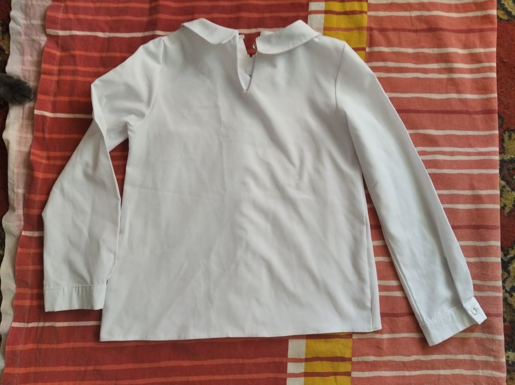 блуза біла 122-128 зріст