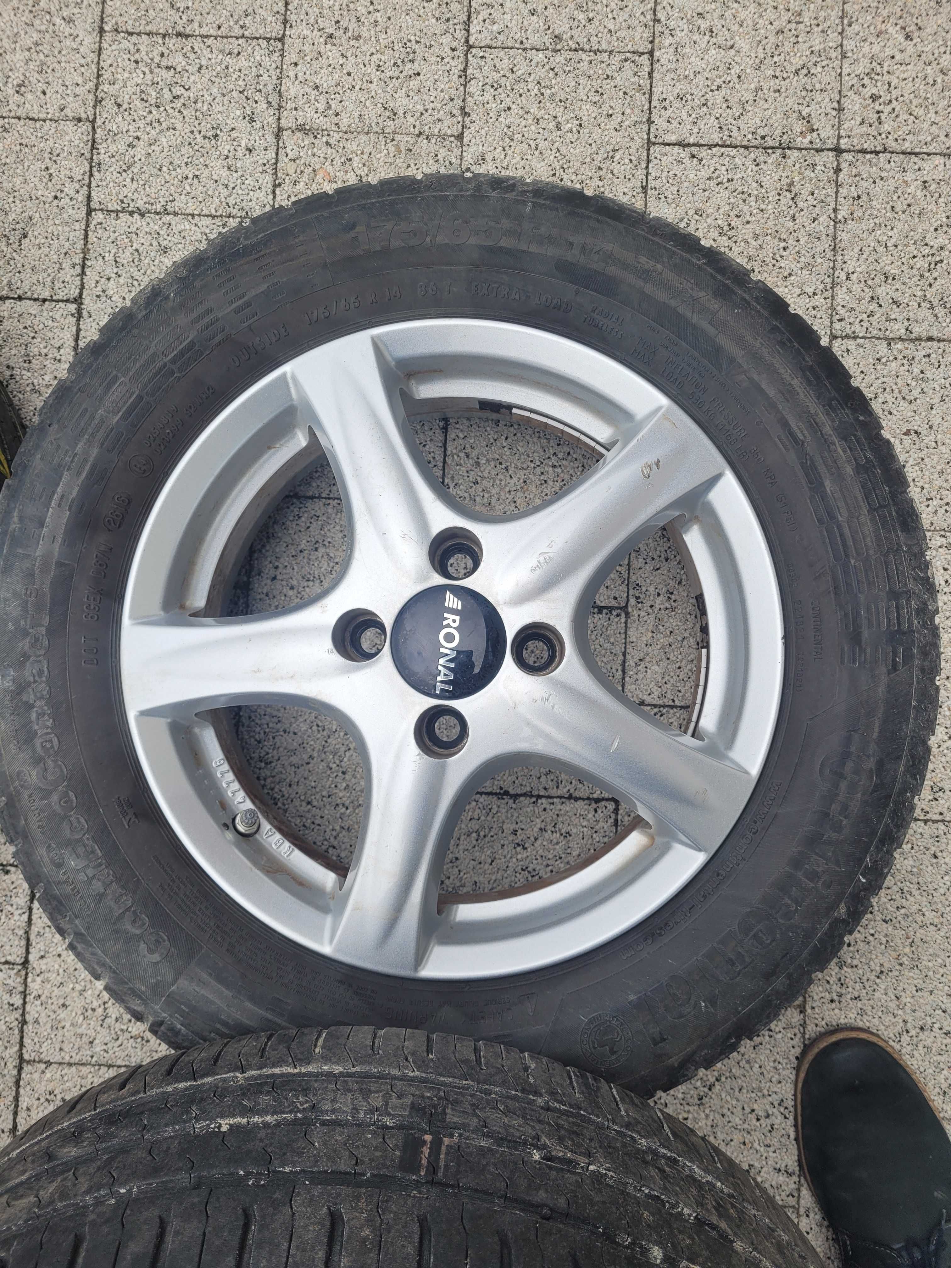 Alufelgi RONAL 14'' z TPMS 4x100