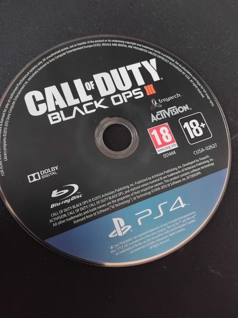 Gra ps4 Call of Duty Black OPS 3