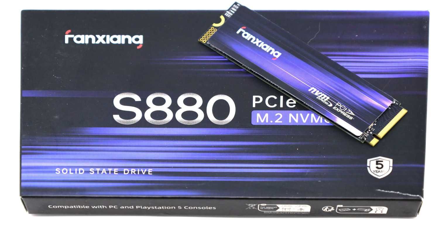 NVMe M.2 SSD - Fanxiang S880 1Tb/2Tb (PCIe4.0, 22280, 7300MB/s)