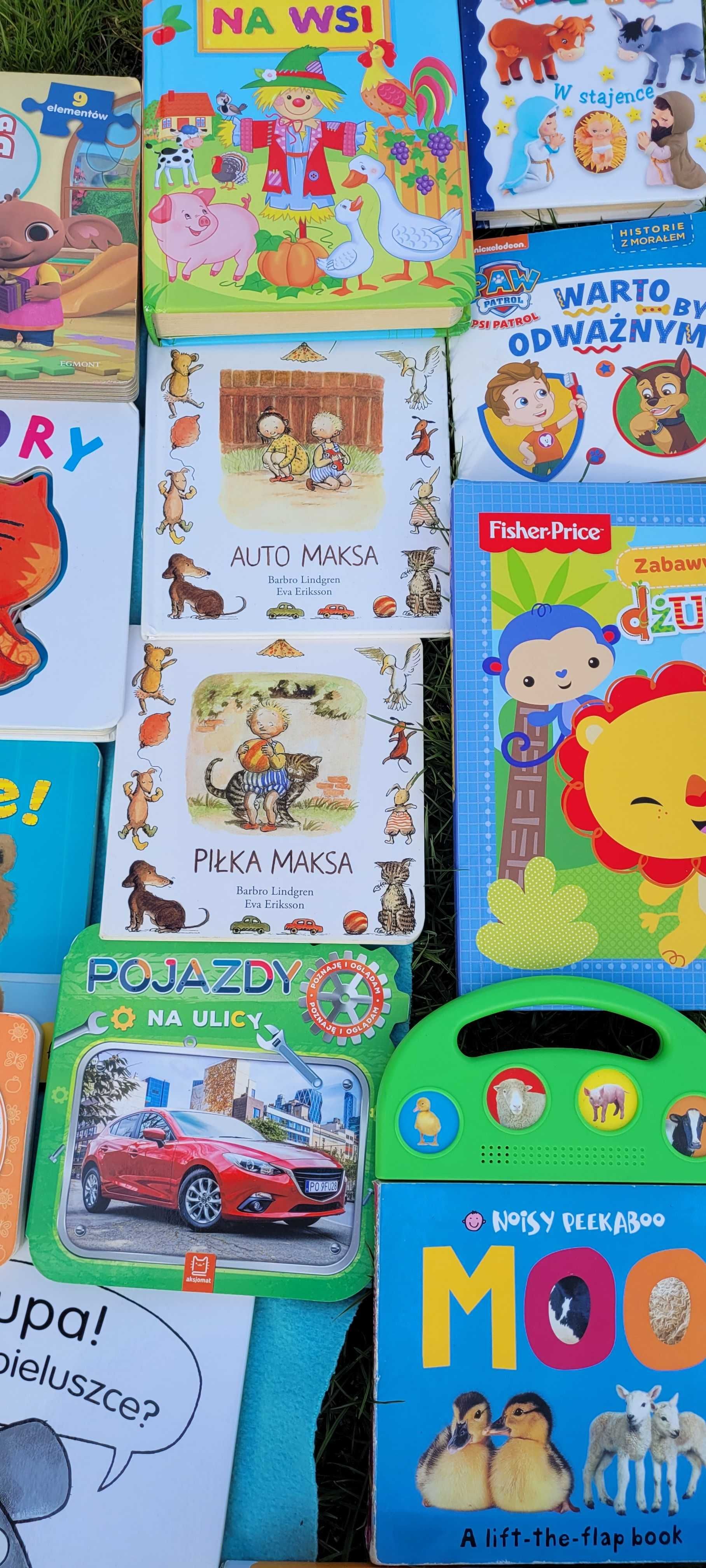 Zestaw książek dla malucha 1-3 latka + puzzle.