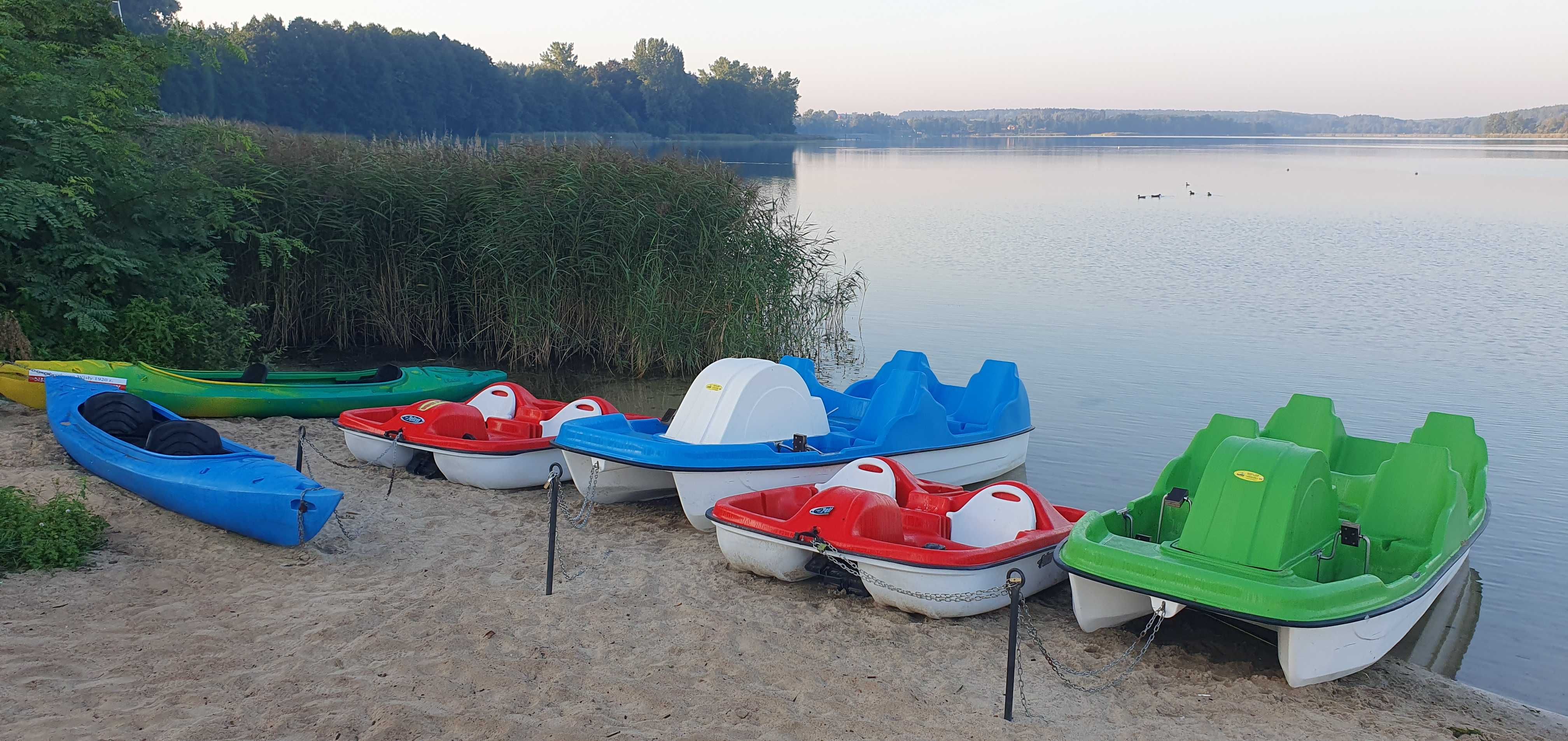 Domki, domek z bala przy plaży nad jeziorem Głuszyńskim Orle 72