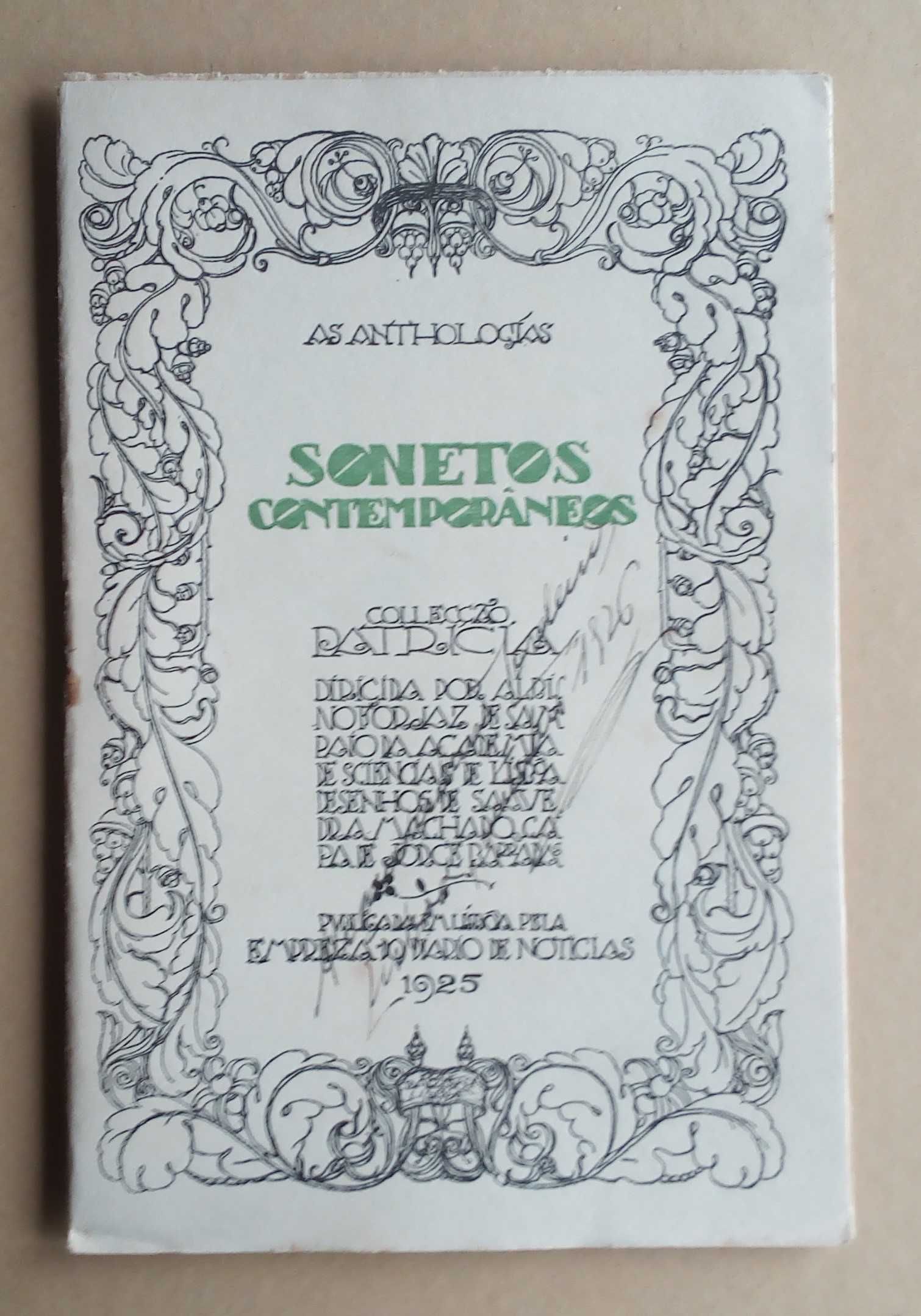 sonetos contemporâneos as antologias coleção patrícia