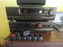 Technics Sa gx 390 Pro logic kolumny Sony