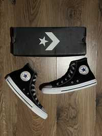 Converse Klasyczne 38 Wysokie Czarne 24.5cm Trampki All Star