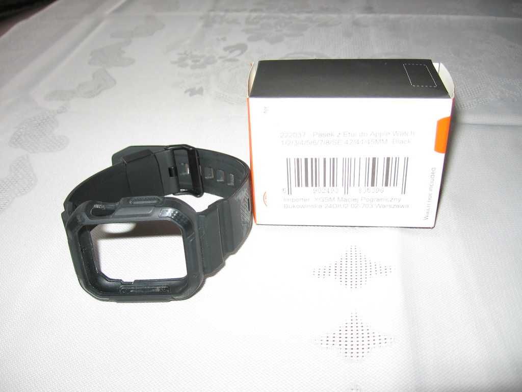 Pasek z Etui do Appel Watch kolor czarny