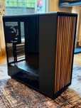 Obudowa Fractal North Charcoal Black TG - czarny/szkło-Arctic P14+P12