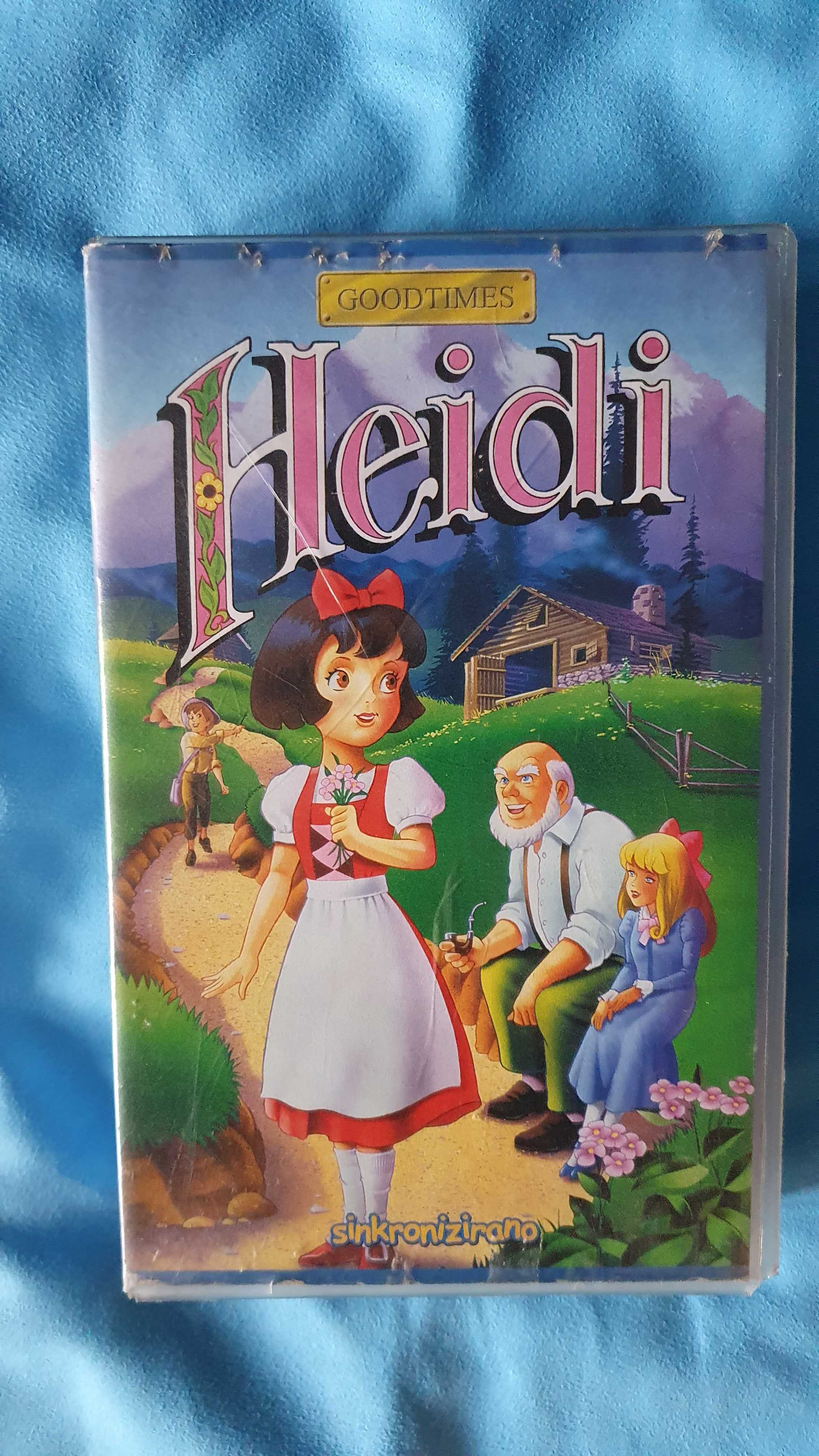 Bajki na kasetach VHS - Mała Księżniczka, Heidi, Ostatni Mohikanin