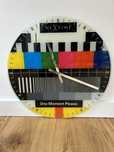 Zegar obraz kontrolny Nextime szklany duży 43cm