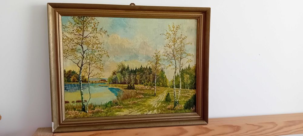 Quadro Pintura Óleo sobre Plátex