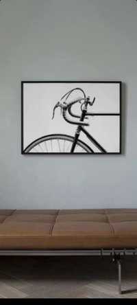 Walentynki prezent plakat 30x40 desenio rower kolarką kolarzówka kola