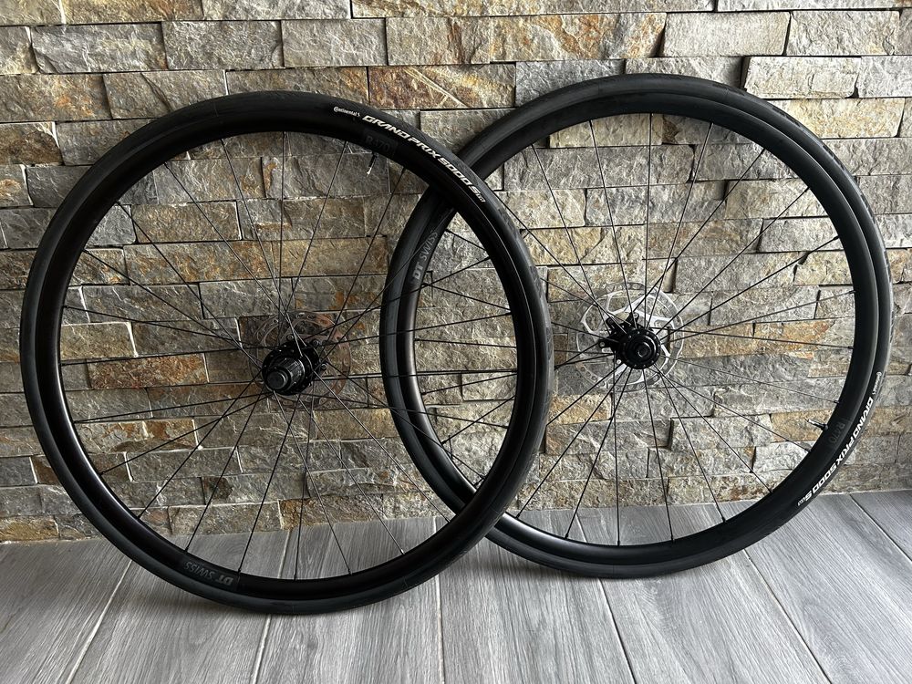 Roda Dtswiss + Pneu GP5000 tubeless