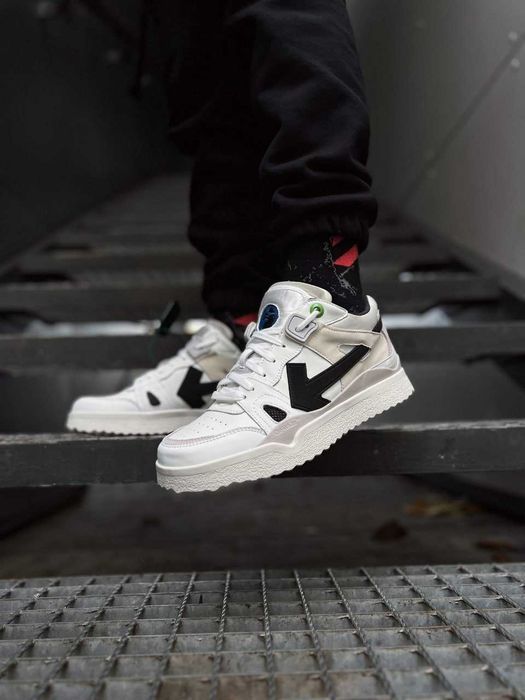 Кросівки Off-White Sponge Mid Top Cloud White Premium
