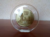 Szklany Medal Obrazek 600 lat Jasnej Góry Dewocjonalia