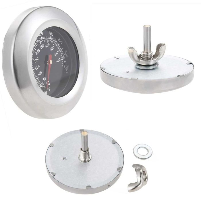 Termometr Analogowy do Grilla i Wędzarni 50–500°C Czujnik Temperatury