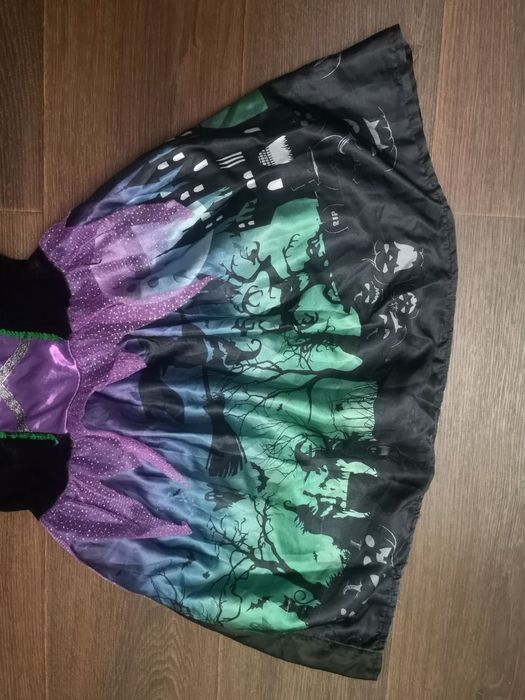 Карнавал маскарад костюм відьма капелюх ковпак хеловін 5 6 років